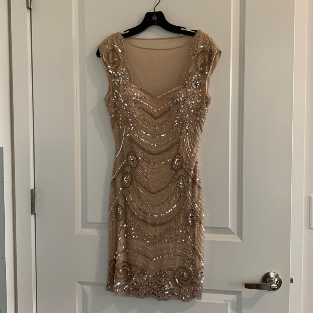 Adrianna Papell Sequin Dress